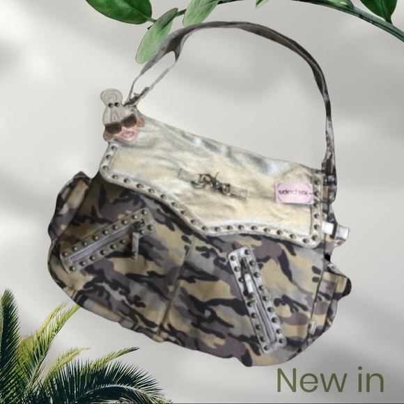 COPY - Lollipops Paris Camo print bag - Picture 1 of 8